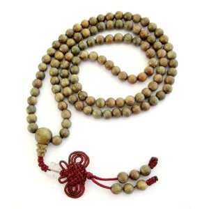   Sandalwood Beads Tibetan Buddhist Prayer Meditation Mala Necklace
