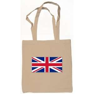  United Kingdom UK Flag Tote Bag Natural 