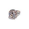 New 14k Rose gold 8.14ct Danburite and Diamond Ring