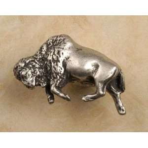  Buffalo Pewter Cabinet Knob/Pull (Left Face)