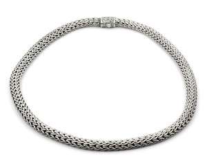 John Hardy Sterling Silver Necklace 925 Designer For Pendant 18 inch 