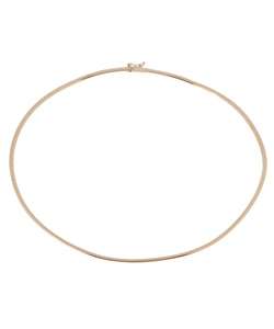 14k Gold 2.5 mm 16 inch Omega Necklace  