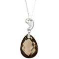   smokey quartz and 1 10ct tdw diamond necklace today $ 100 99 sale $ 90