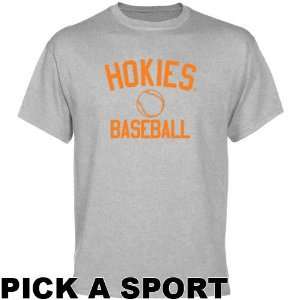   Tech Hokies Ash Custom Sport Icon T shirt  