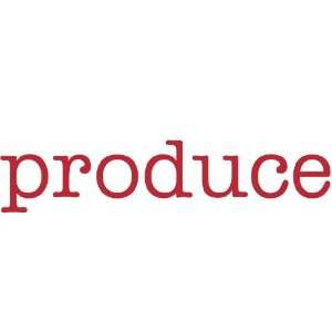  produce Giant Word Wall Sticker