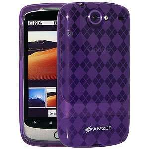  New Amzer Luxe Argyle Skin Case Purple For Google Nexus 
