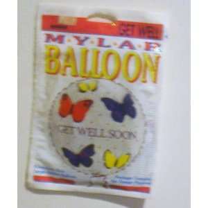  GET WELL SOON 18 Mylar Helium Balloon 