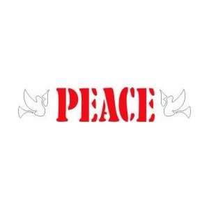    Tattoo Stencil   Peace and Doves   #H34
