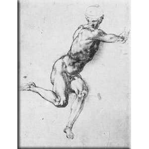  Battle of Cascina Study for a figure 23x30 Streched 