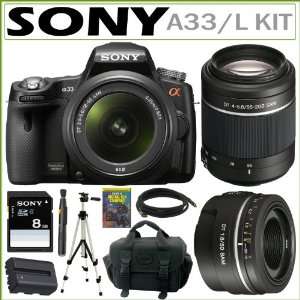   F3.5 5.6 Lens with Sony SAL552002 Telephoto Zoom Lens and SAL50F18