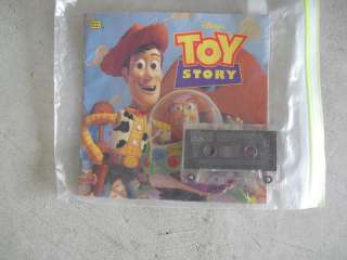 1995 Toy Story Book with Cassette LOOK  