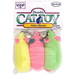  Vo Toys Neon Mouse 3in Cat Toy