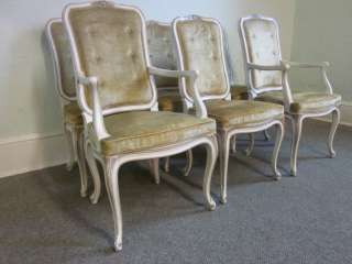 Henredon Set of 6 French Louis XV Style Dining Chairs  