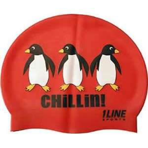   Line Sports Chillin Swim Cap RED ONE SIZE FITS MOST