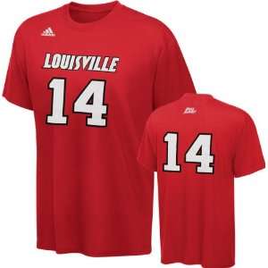   adidas 2011 2012 Red #14 Basketball Player T Shirt