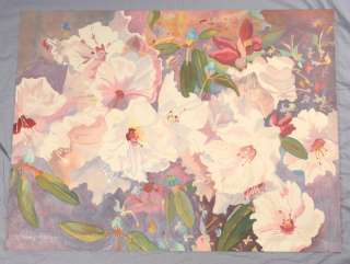 GLENNY BRAZY Rhododendron Lithograph Artists Proof  