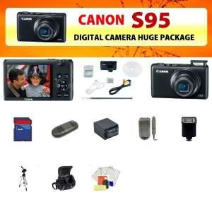  Canon Powershot S95 Digital Camera + Huge Value 8GB 