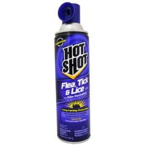  Hot Shot Flea,Tick &Lice Killer w/Odor Neutralizer Case 