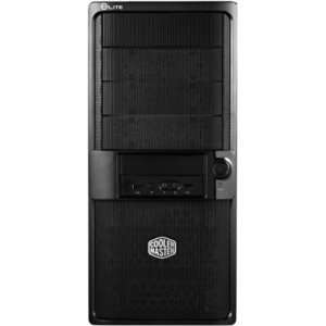   ATX PS2/EPS 7SLOT PC CAS. Mid tower   Black   Steel   10 x Bay Office