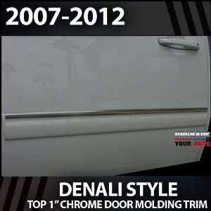  2007 2012 GMC Sierra Reg Cab 1 Chrome Door Molding Trim 