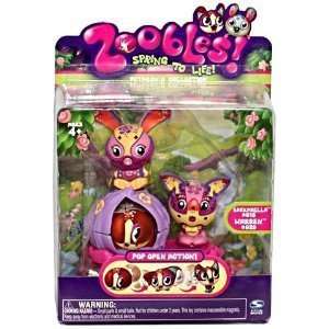  Zoobles Dog and Bunny + Happitats (Colors Vary) Toys 