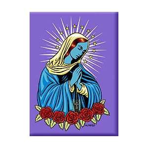 Artist Marco Almera Blue Mary (Mother of Jesus) Fridge 