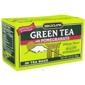  Bigelow Tea   Green Tea with Pomegranate   20 Tea Bags 
