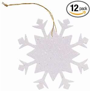  The Gift Wrap Company Glitter Snowflake Die cut Gift Tags 