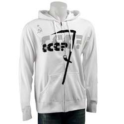 Existential Mens White CCCP Hoodie  