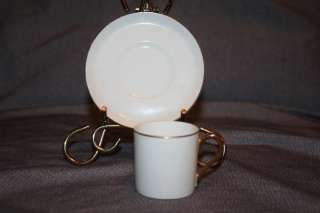 China Demitasse Cup & Saucer Made In Czechoslovakia  