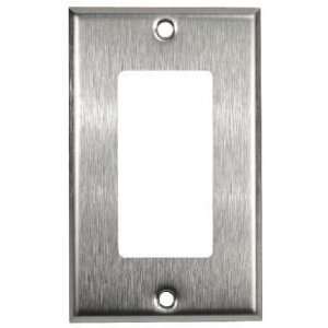 com Stainless Steel Metal Wall Plates 1 Gang Decorator/GFCI Stainless 