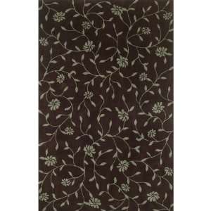 Tranquil Moments Rug 26x8runner Chocolate/blue