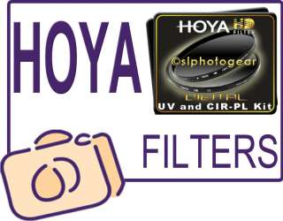Hoya HD Digital UV + Circular Polarizer Filter Kit 58mm  
