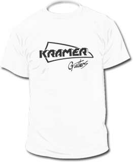 Kramer guitars logo t shirt Black&White t shirts SIZES S 2XL  