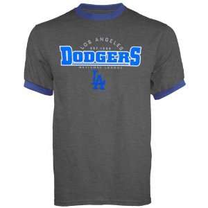  L.A. Dodgers Youth Bases Loaded T Shirt   Charcoal Sports 