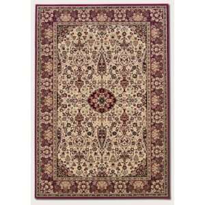   Everest Ardebil Ivory/Red 710 x 11 Oval Area Rug