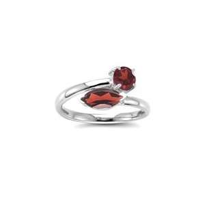  1.42 Cts Garnet Ring in 14K Yellow Gold 6.0 Jewelry