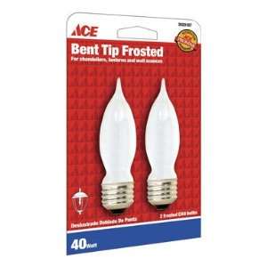   Cd/2 x 6 Ace Decorative Bent Tip Light Bulb (11611)