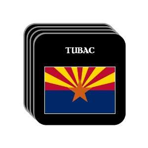  US State Flag   TUBAC, Arizona (AZ) Set of 4 Mini Mousepad 