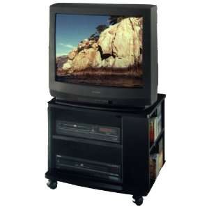  Television Stand for up to 27 Inch Size in Black Matte 