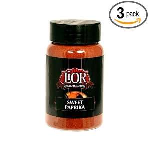 LIOR Sweet Paprika Seasoning, 4.2 Ounce Jars (Pack of 3)  