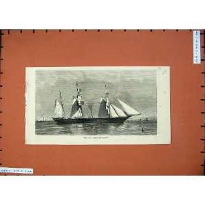   1875 Arctic Sailing Search Ship Pandora Sea Fine Art