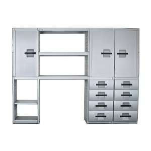  IL8410803 One Large Cabinet, One Cabinet, and 8 Drawer Storage System