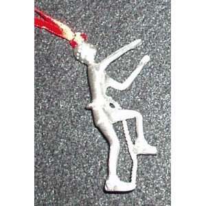  Pewter Mountain Climber Christmas Ornament Sports 