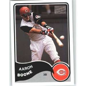  2003 Bazooka Silver #17 Aaron Boone   Cincinnati Reds 