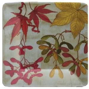 Glorious Maple Platinum 7 inch Square Paper Plate  Kitchen 