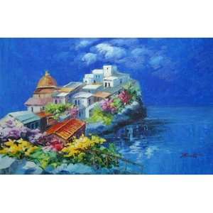 Fine Oil Painting, Mediterranean MED01 30x40 
