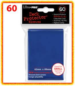 60 Ultra Pro DECK PROTECTOR Card Sleeves BLUE Yu Gi Oh  