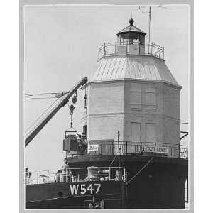  Baltimore Lighthouse,Chesapeake Bay,Maryland,MD,1962