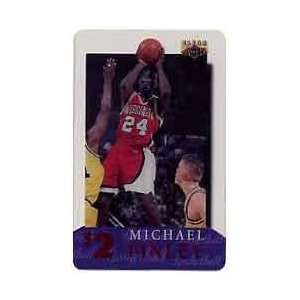   Phone Card Clear Assets 1996 $2. Michael Finley (Card #30 of 30